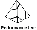 logo de Performance Teq en noir et blanc